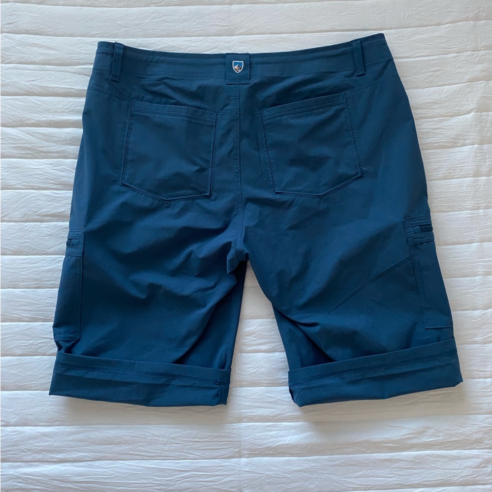 KÜHL Blue Women’s Horizon Performance Cargo Roll Up Outdoor Hiking Shorts. - Picture 3 of 11
